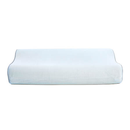 หมอนสุขภาพ เมมโมรี่โฟม AKEMI รุ่น COOLING AIRCOOL CONTOUR MEMORY PILLOW 9557108766266 ขนาด 60X40 CM + 10/12 CM สีฟ้า_3